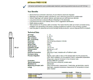 PH Probe PHES-112-SE 