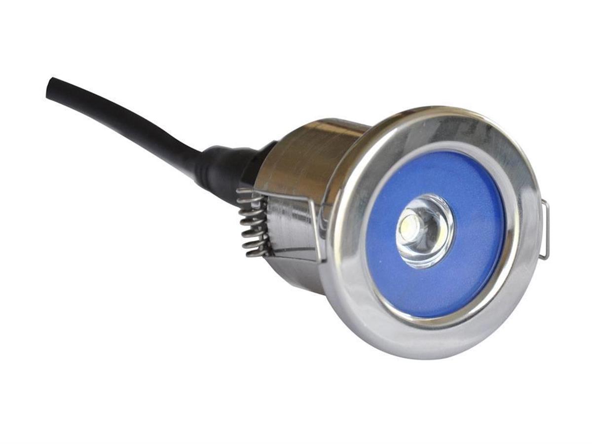 Gemaş Havuz Sualtı Aydınlatma Lambası, 1W Paslanmaz Micro