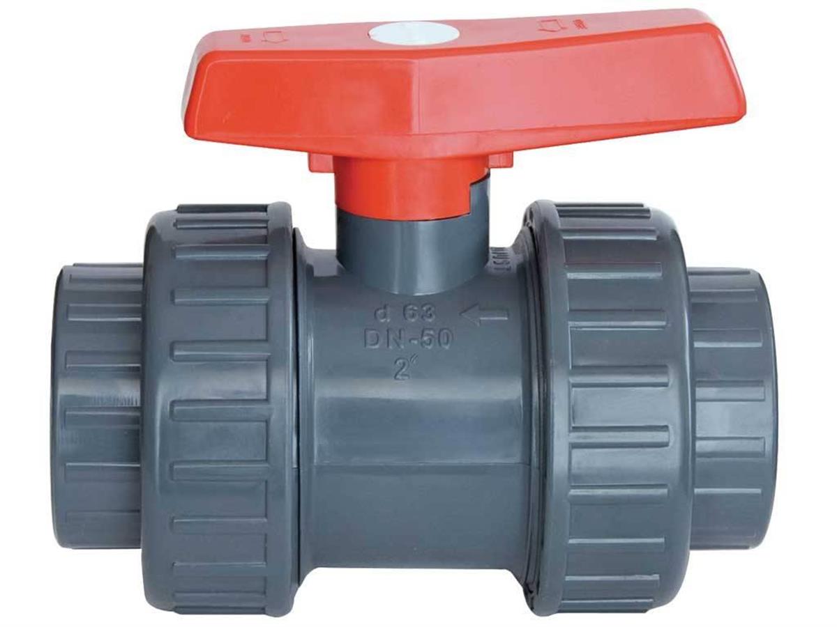 Gemaş PVC Küresel Endüstriyel Vana d.25 mm