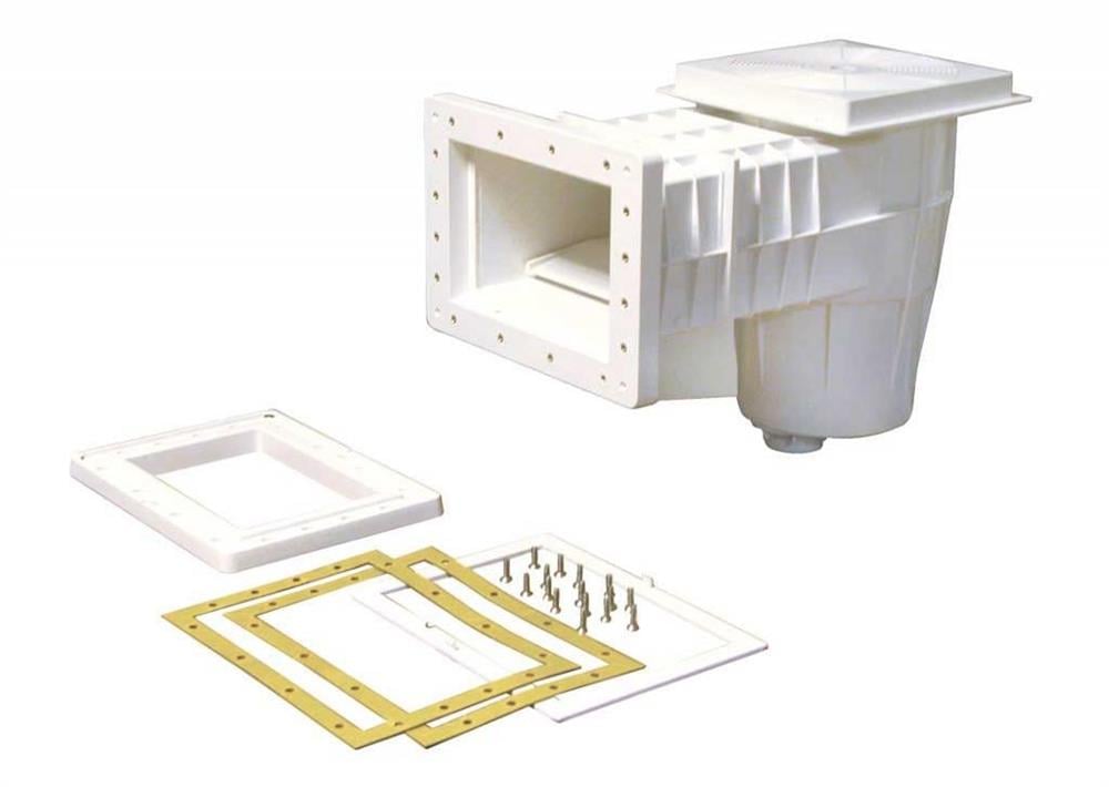 Gemaş Standart Uzatma Ağızlı (+10 cm) Kare Kapak Skimmer, Yüzer Kapaklı