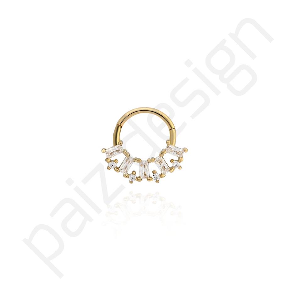 Paiz14 K Altın Halka Piercing