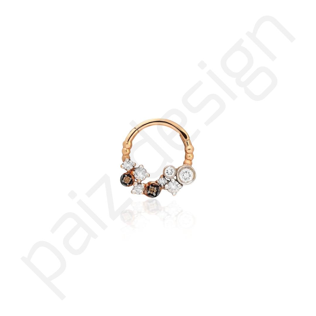 Paiz14 K Altın Halka Piercing