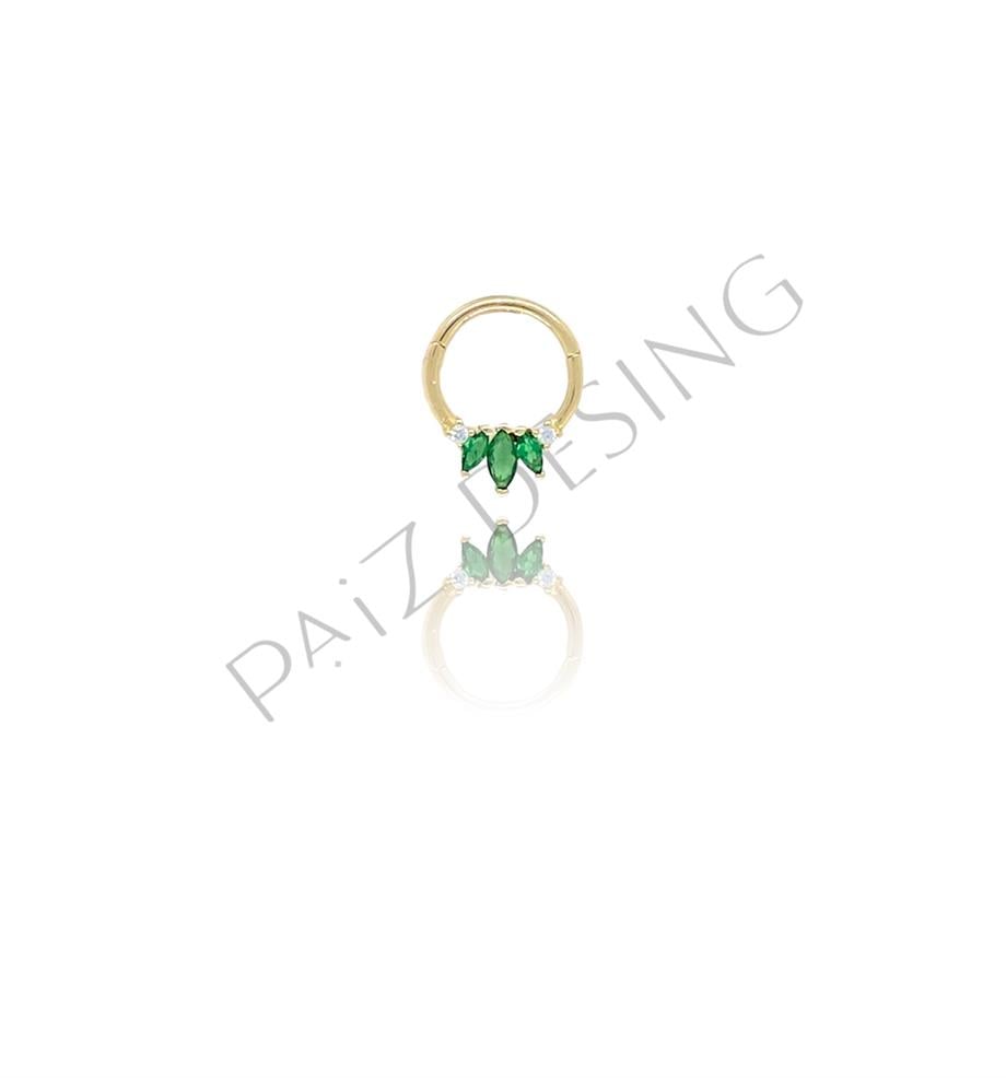 Paiz14 K Altın Halka Piercing