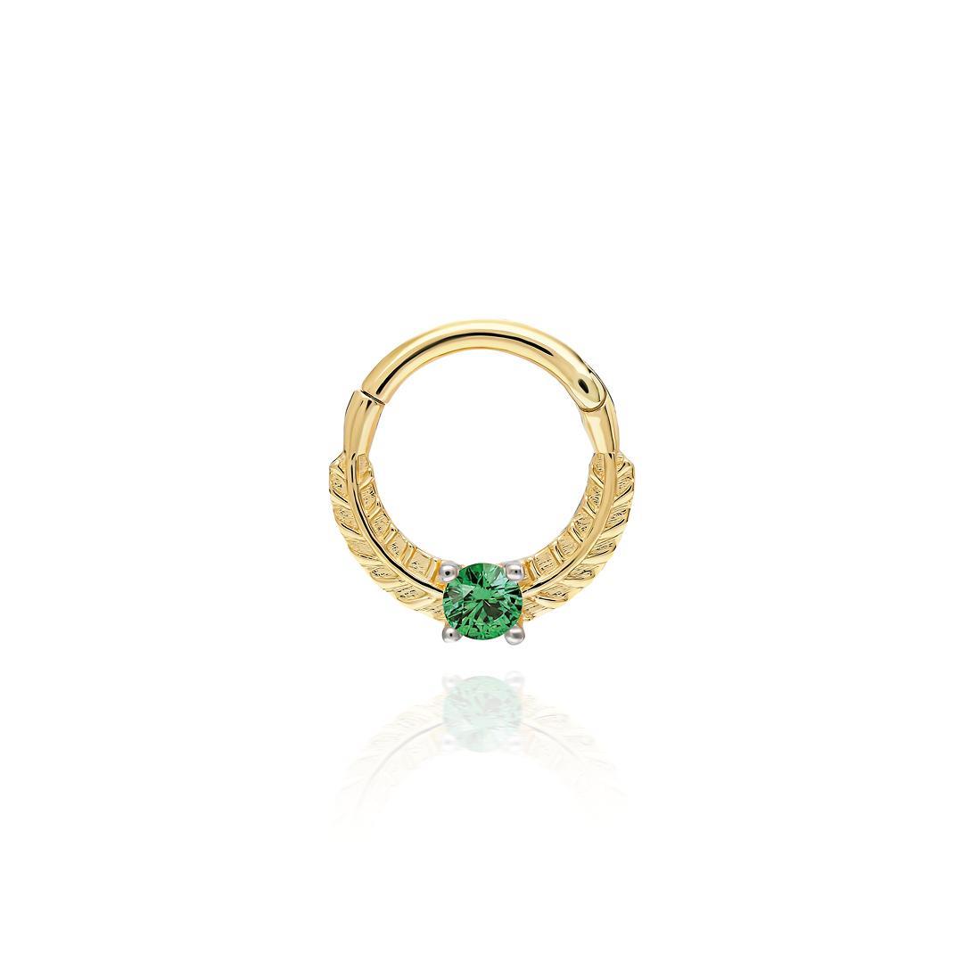 Paiz14 K Altın Halka Piercing