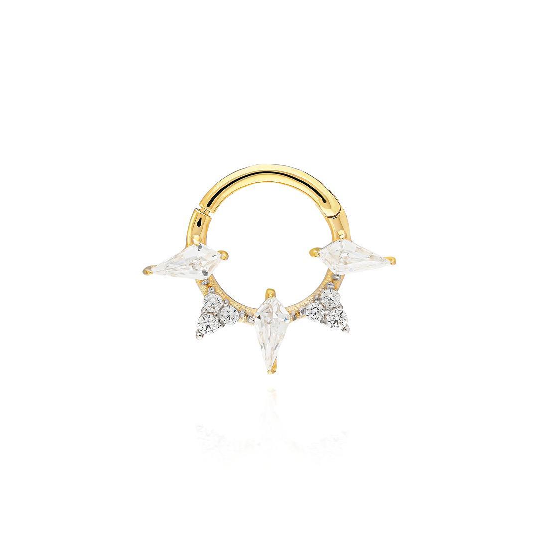 Paiz14 K Altın Halka Piercing
