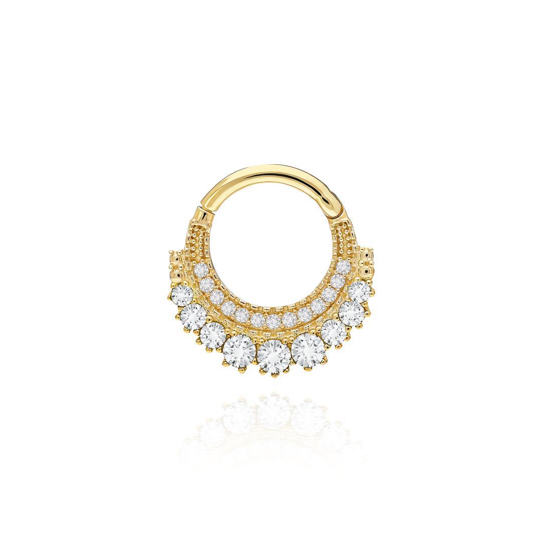 Paiz14 K Altın Halka Piercing