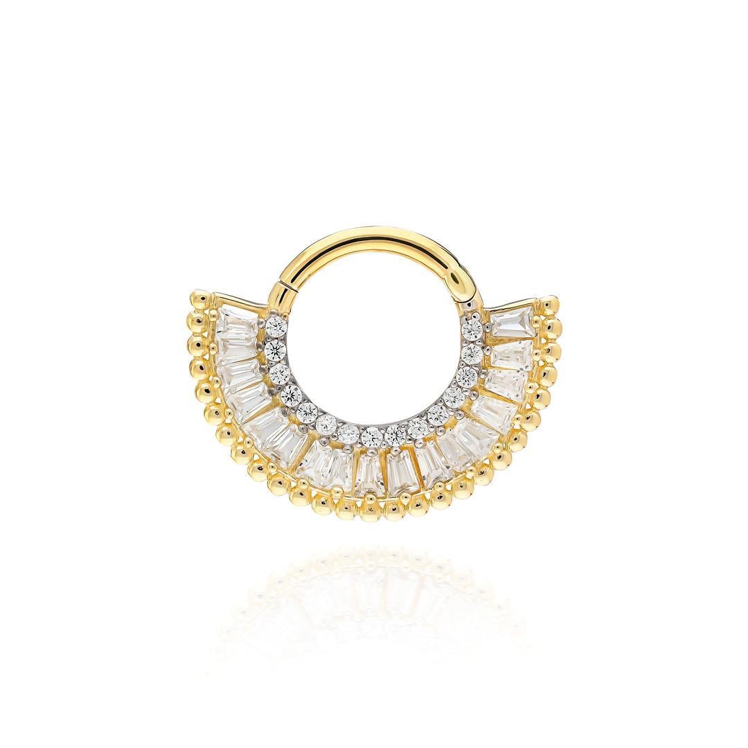 Paiz14 K Altın Halka Piercing