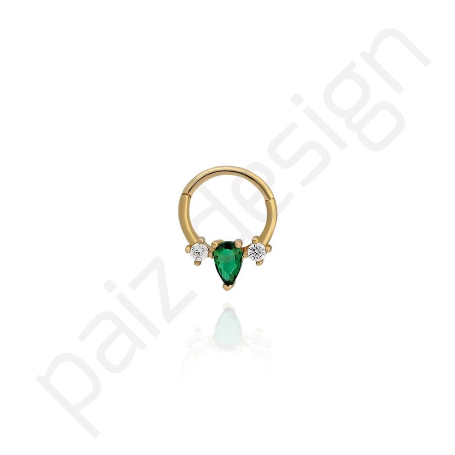 Paiz14 K Altın Halka Piercing