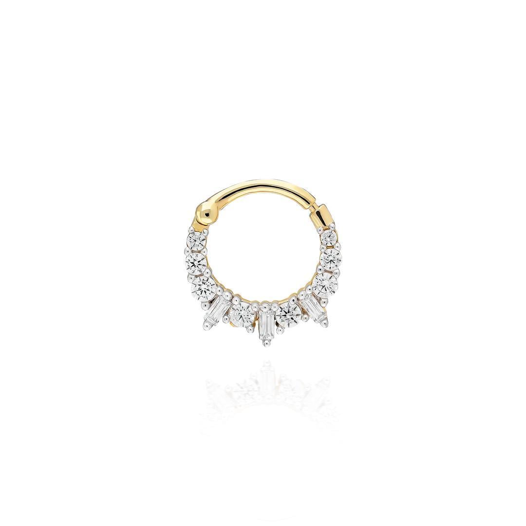 Paiz14 K Altın Halka Piercing
