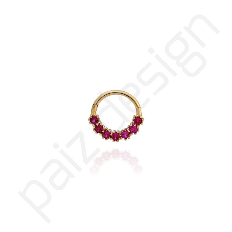 Paiz14 K Altın Halka Piercing