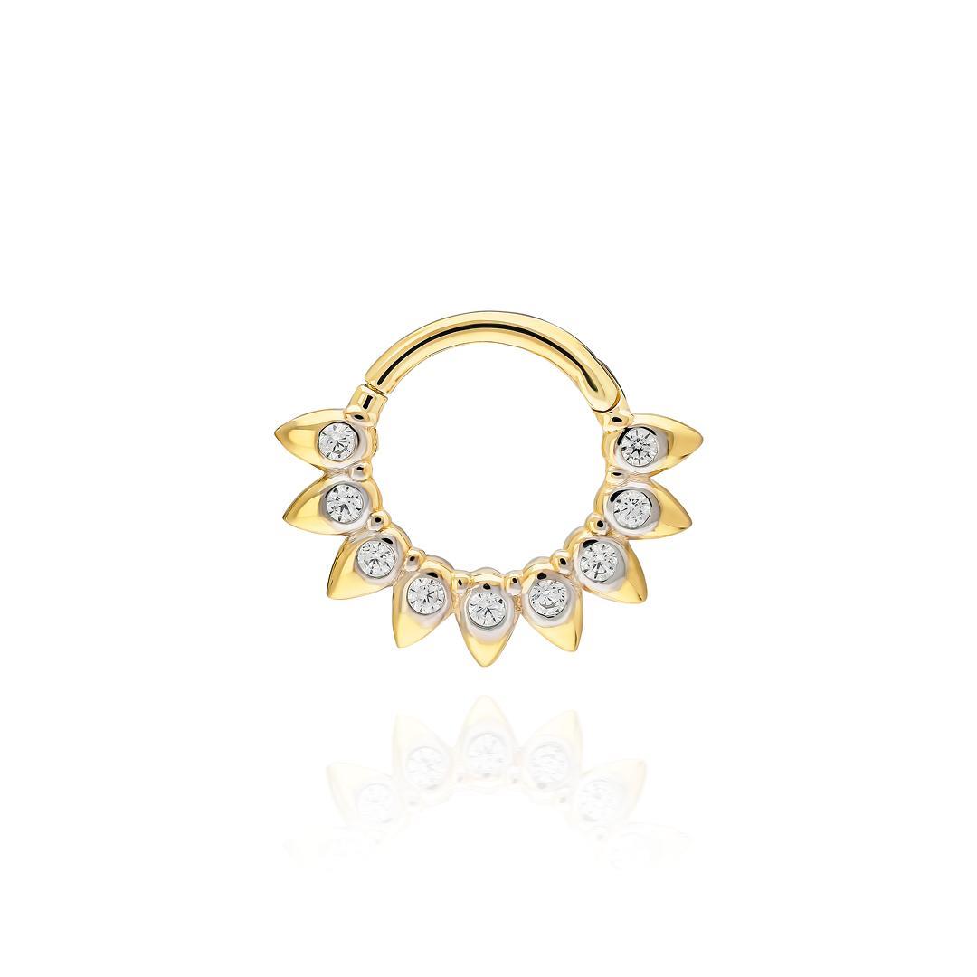 Paiz14 K Altın Halka Piercing