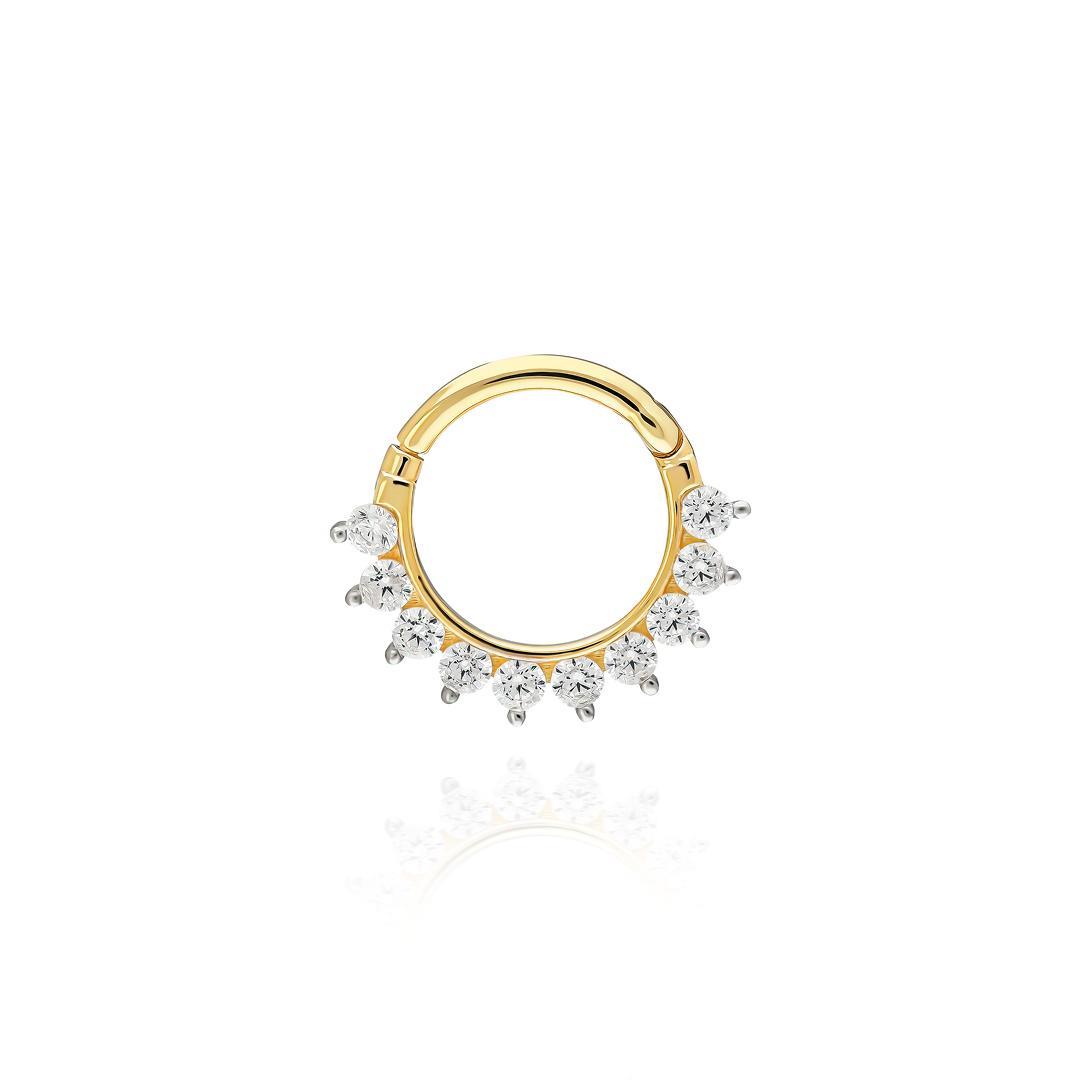 Paiz14 K Altın Halka Piercing