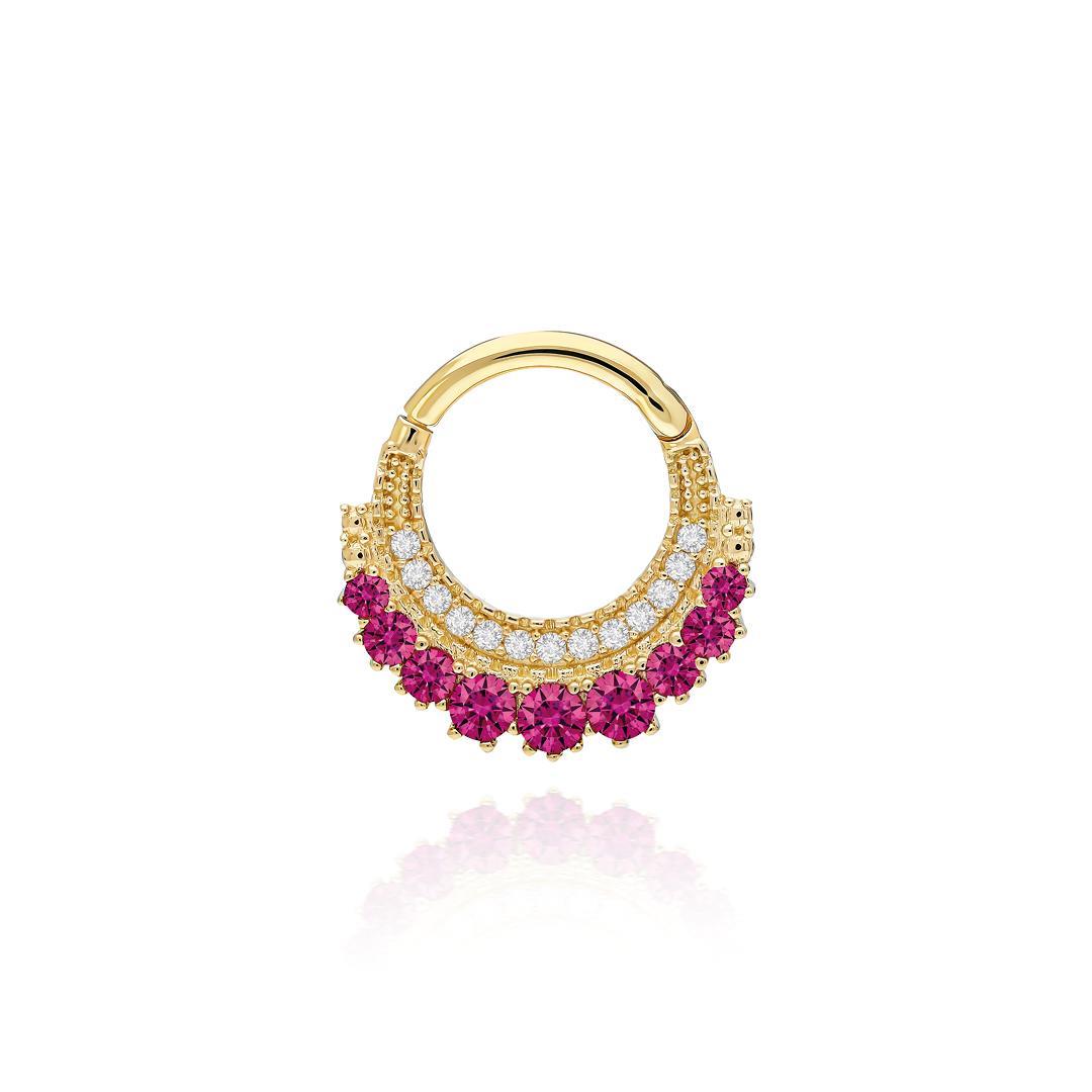 Paiz14 K Altın Halka Piercing