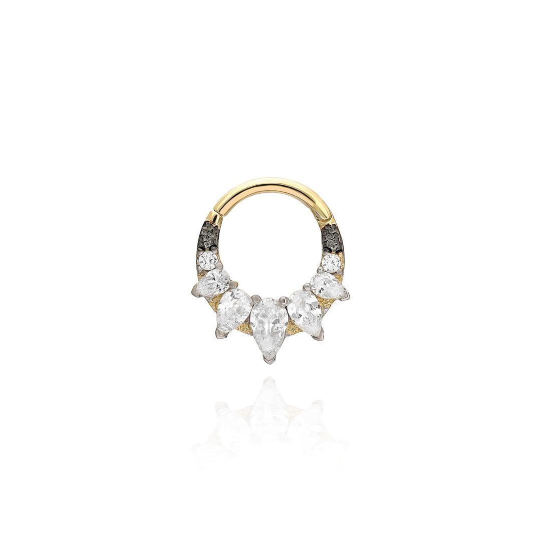Paiz14 K Altın Halka Piercing