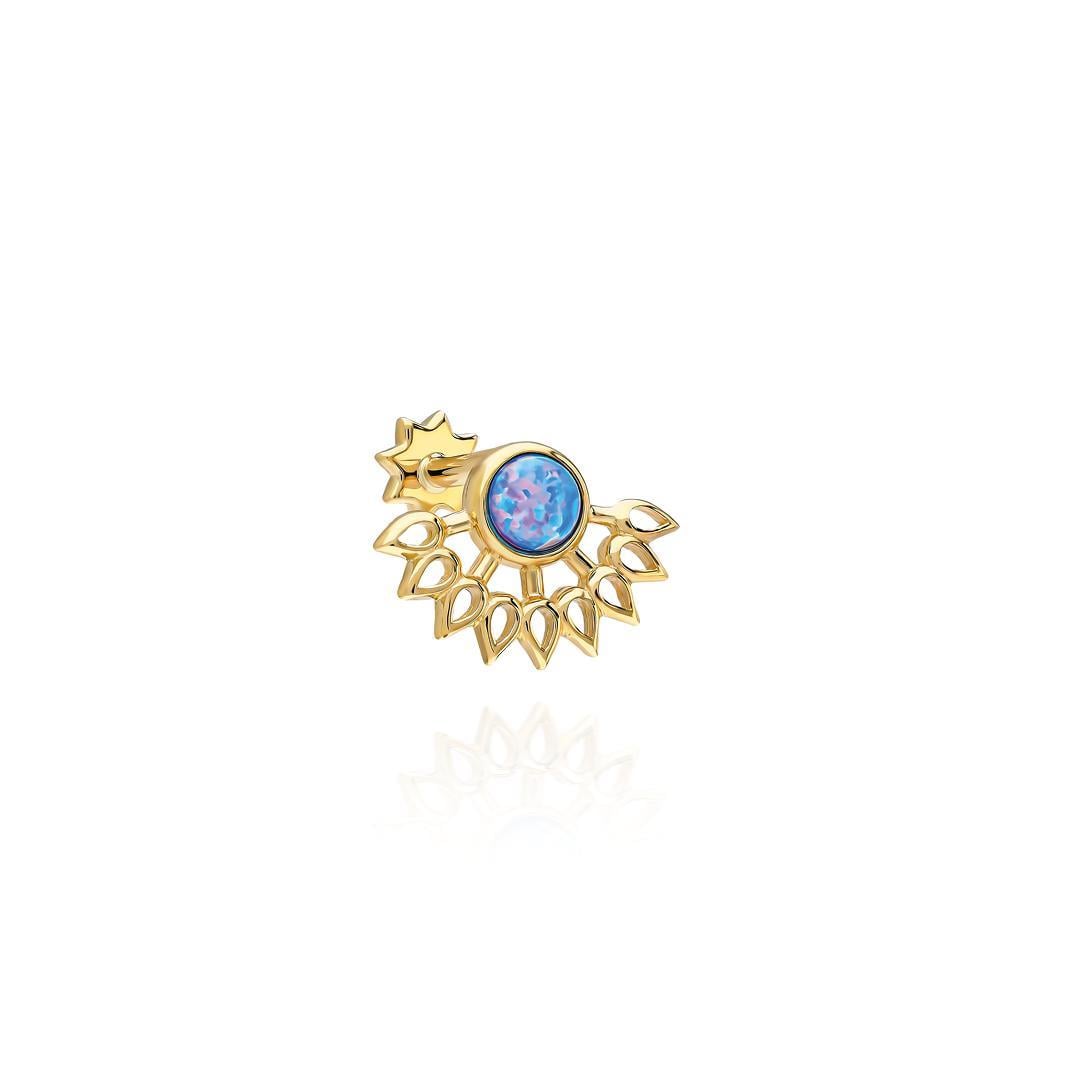 Paiz14 K Altın Piercing