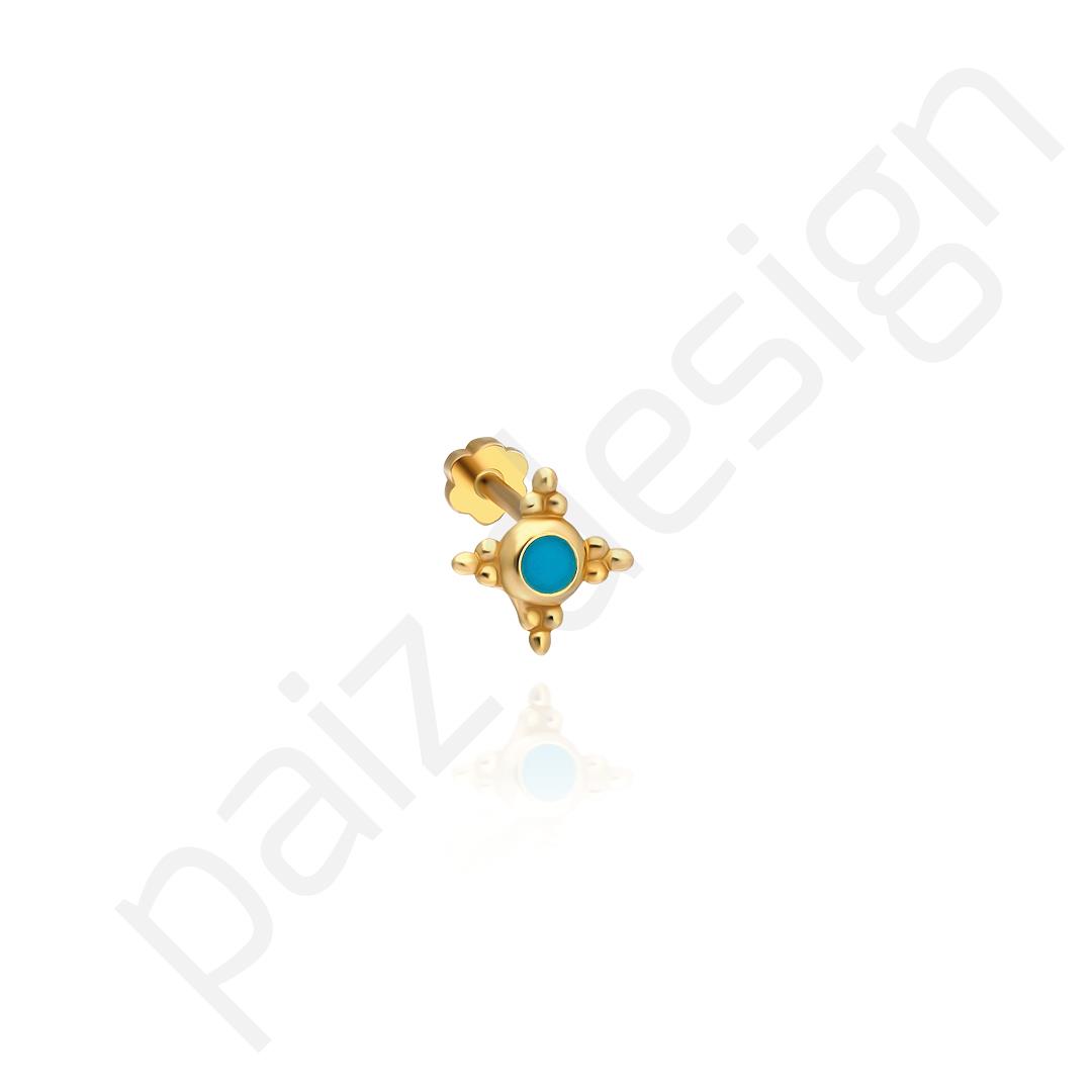 Paiz14 K Altın Piercing