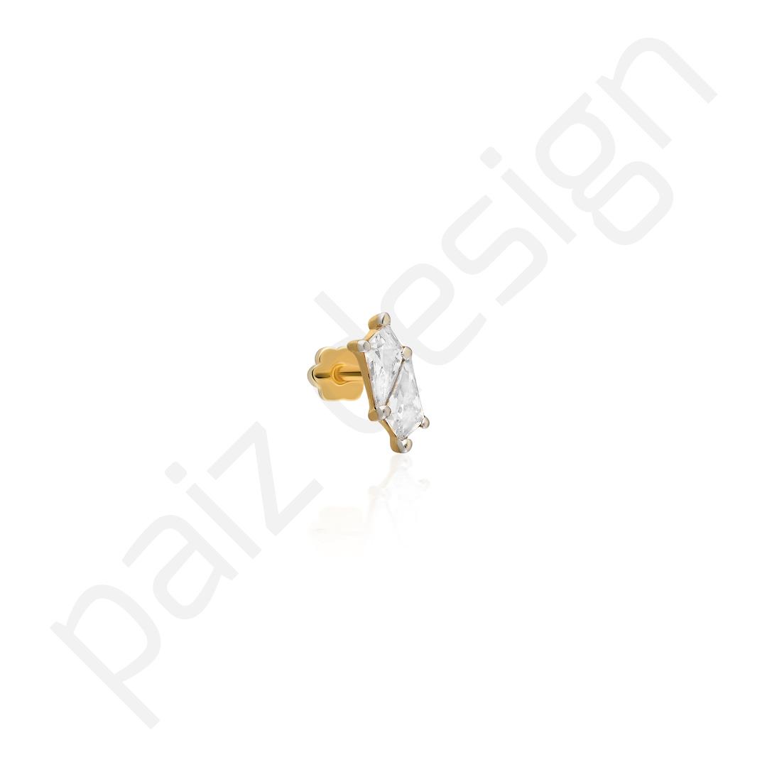 Paiz14 K Altın Piercing