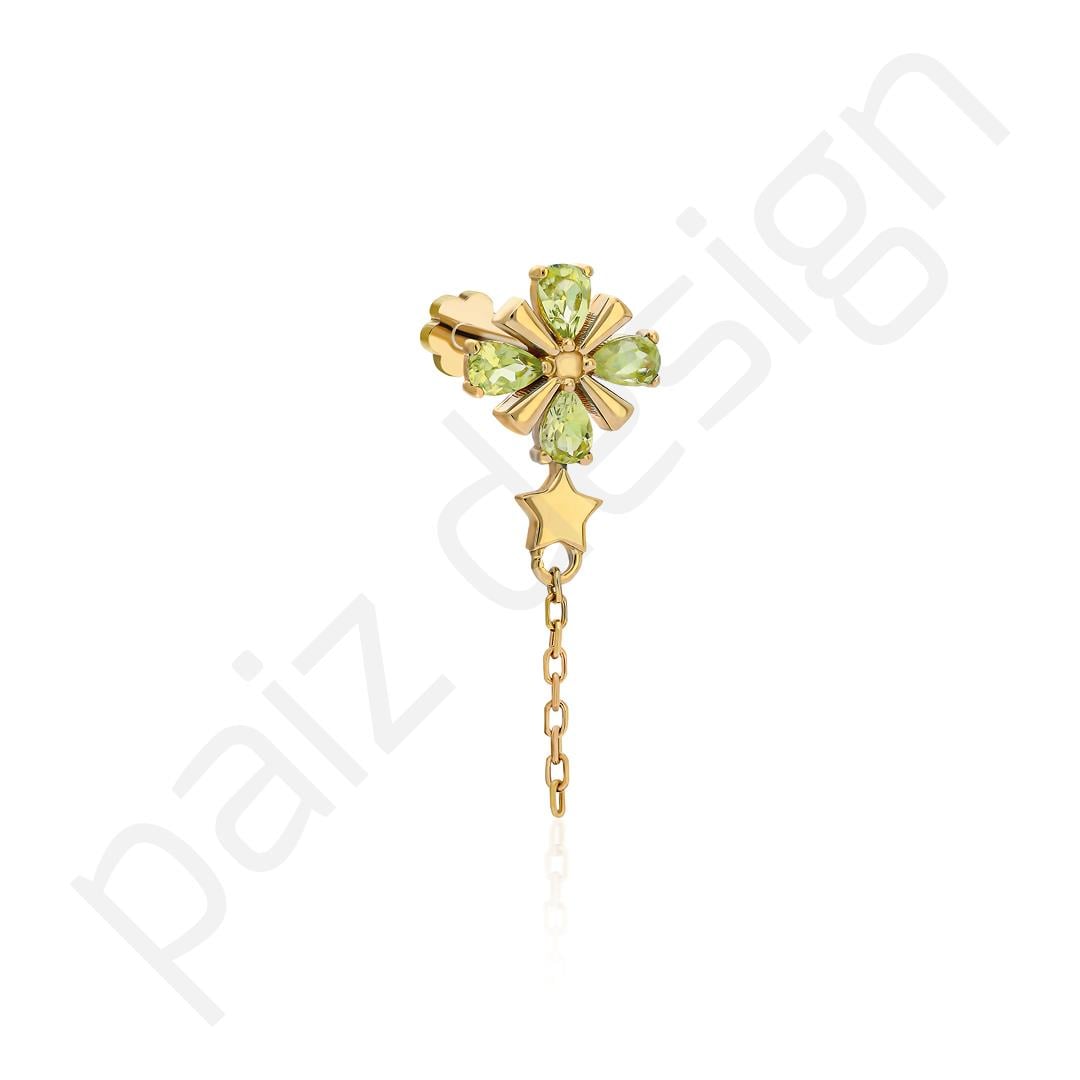Paiz14 K Altın Piercing