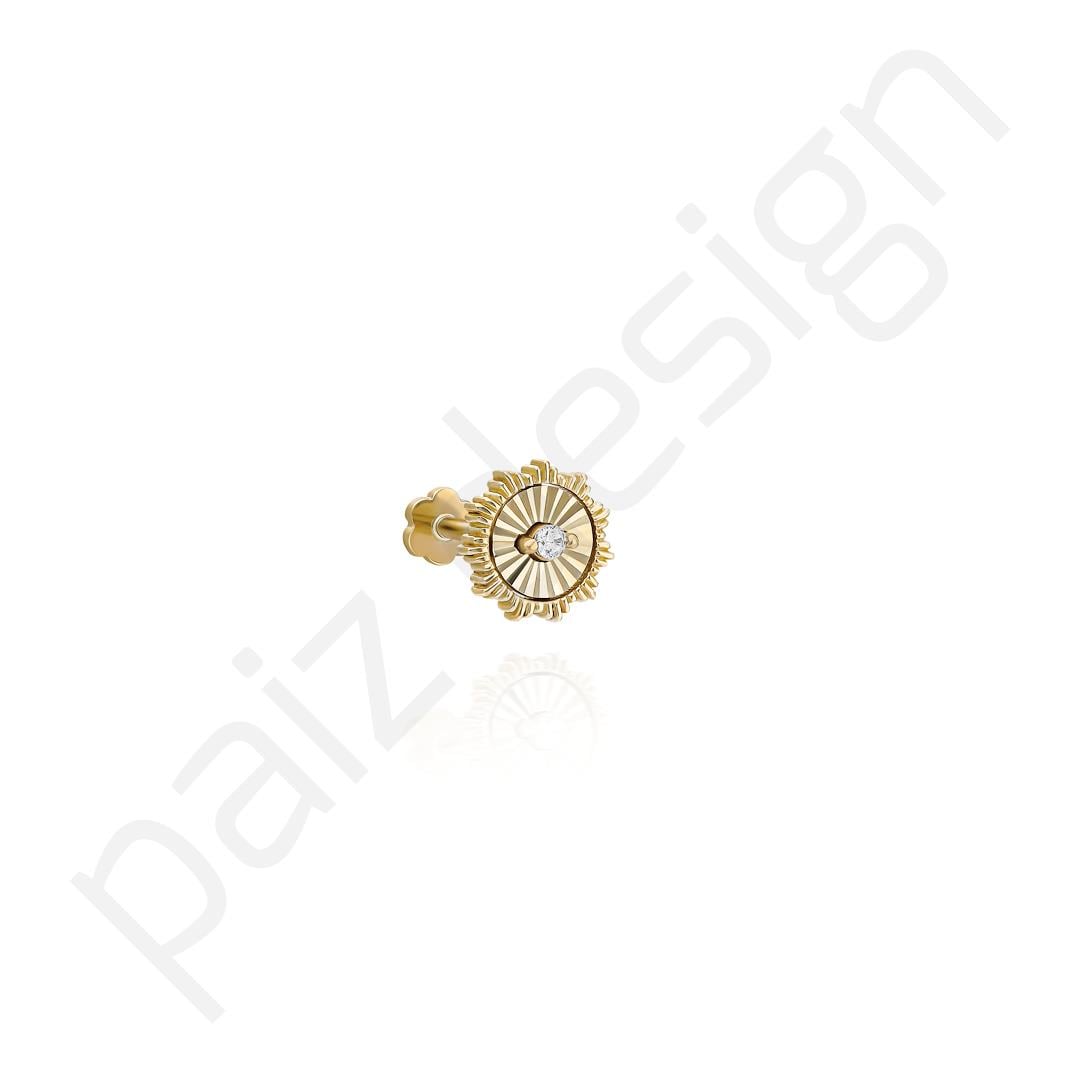 Paiz14 K Altın Piercing