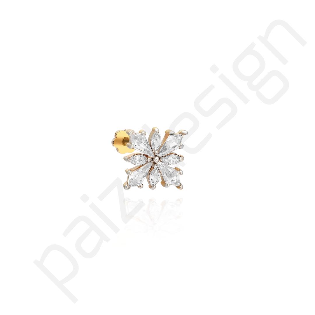 Paiz14 K Altın Piercing