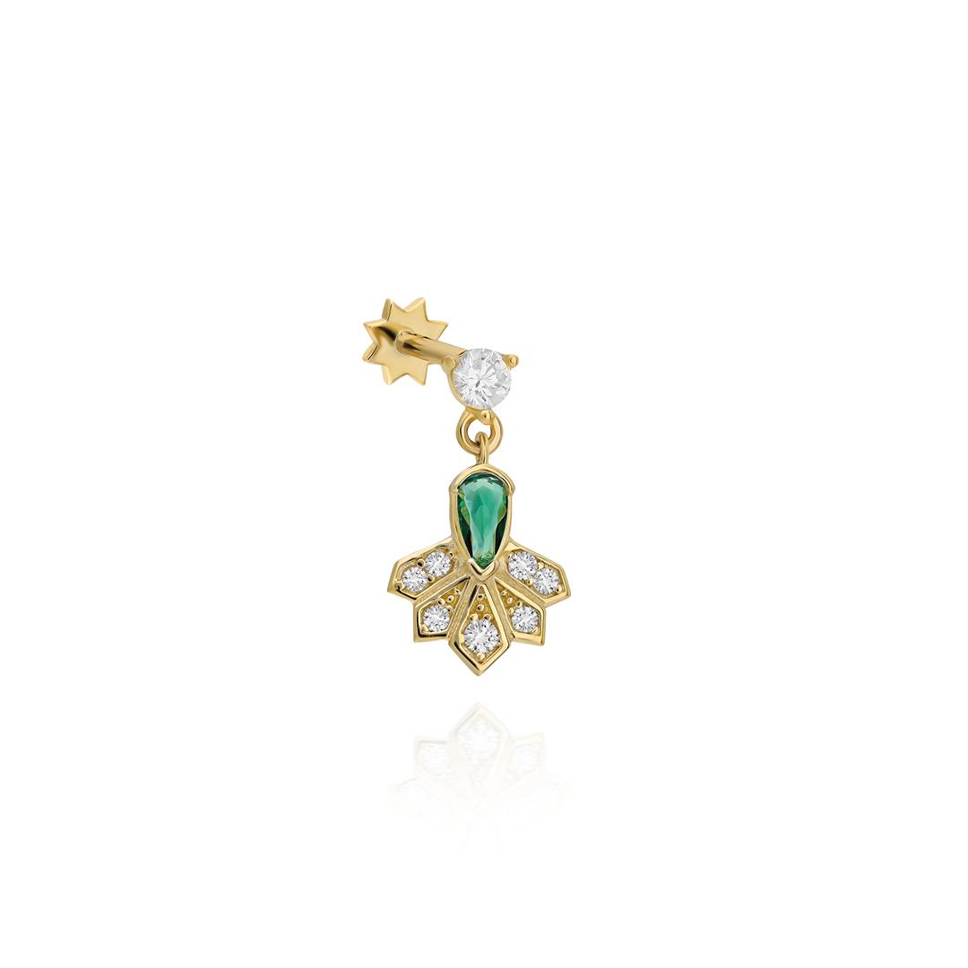 Paiz14 K Altın Piercing