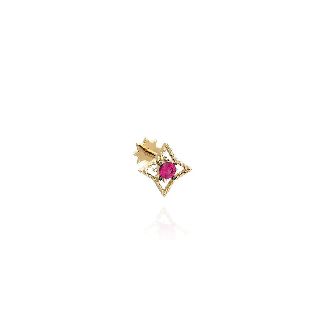 Paiz14 K Altın Piercing