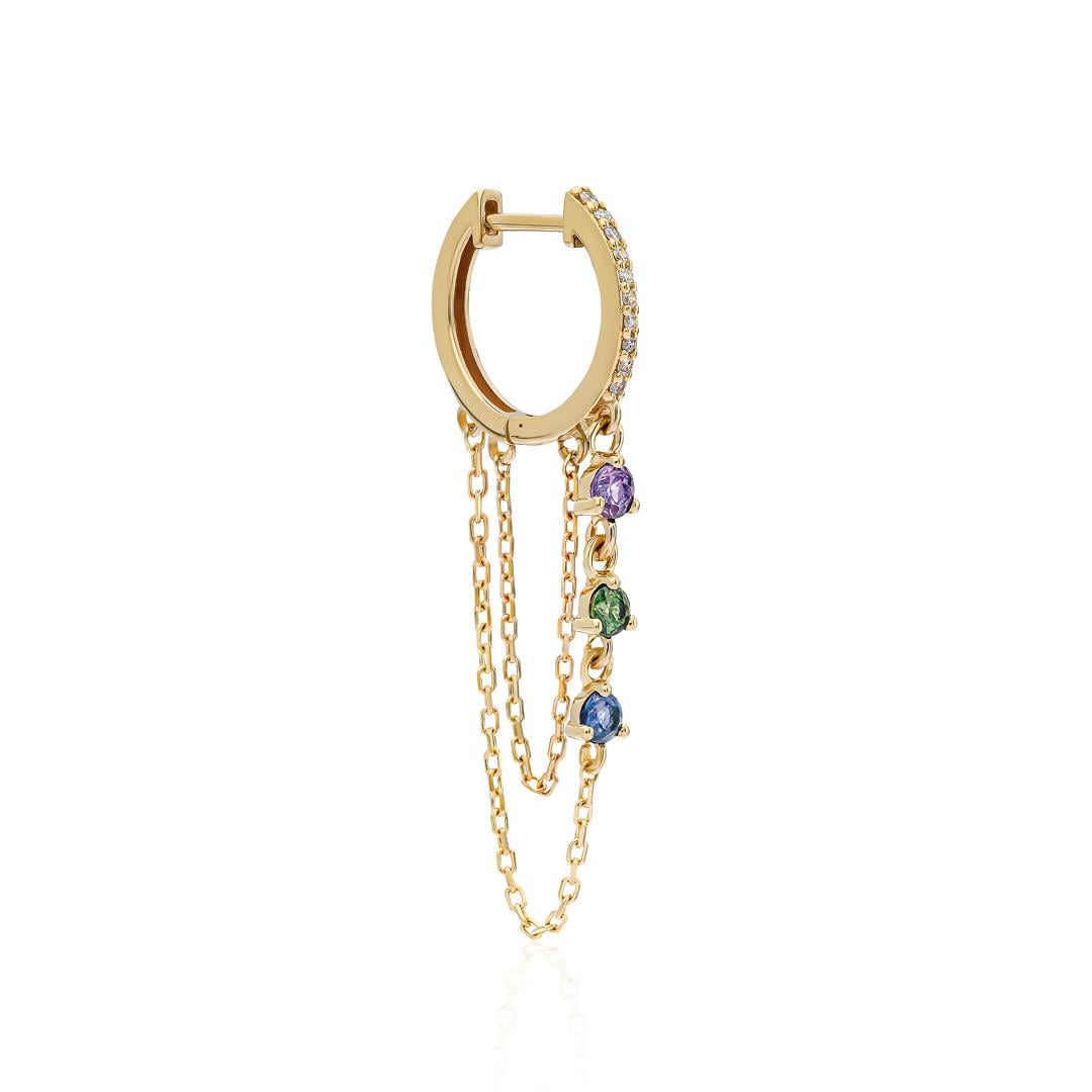 Paiz14 K Altın Piercing