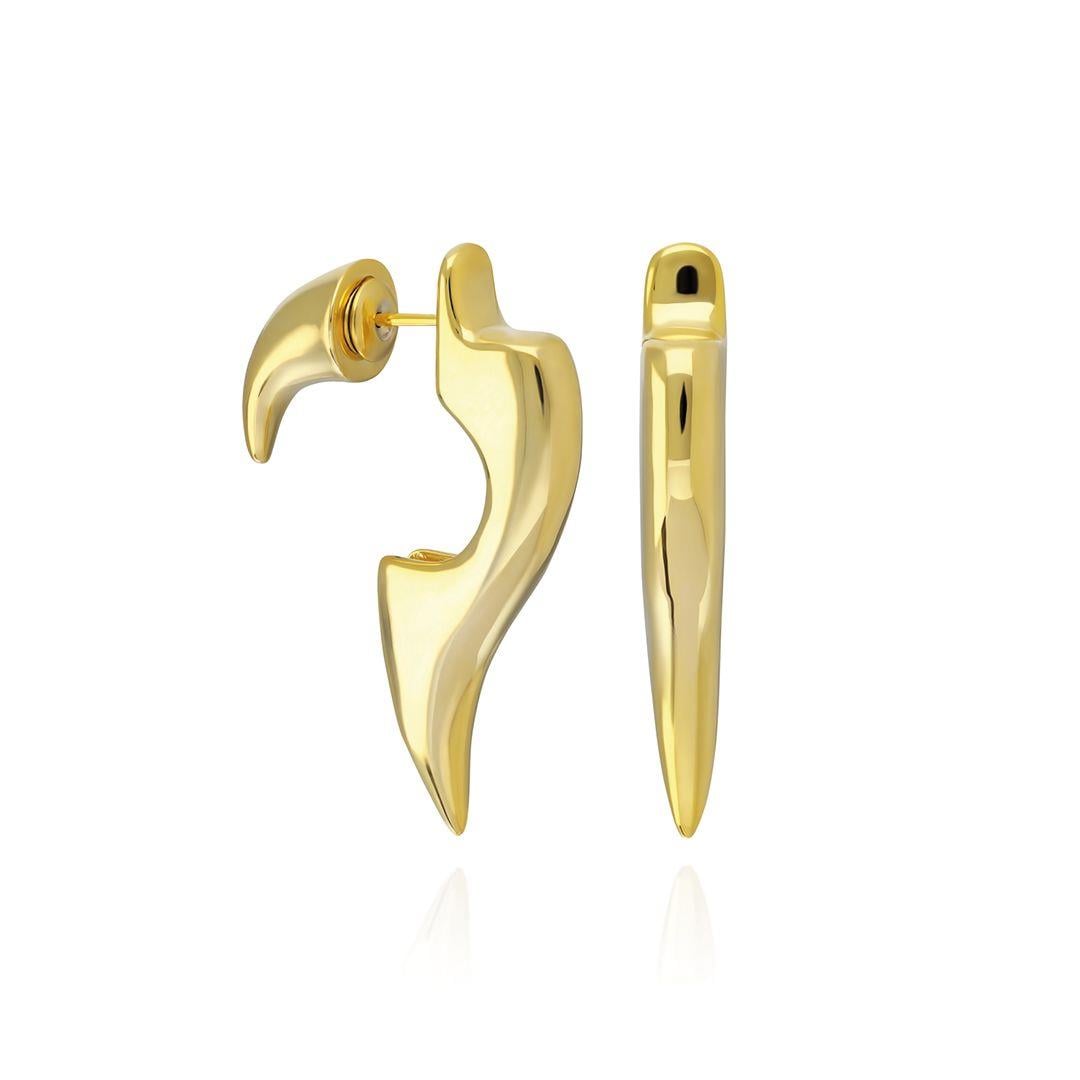 PaizGold Kıvrık Küpe 