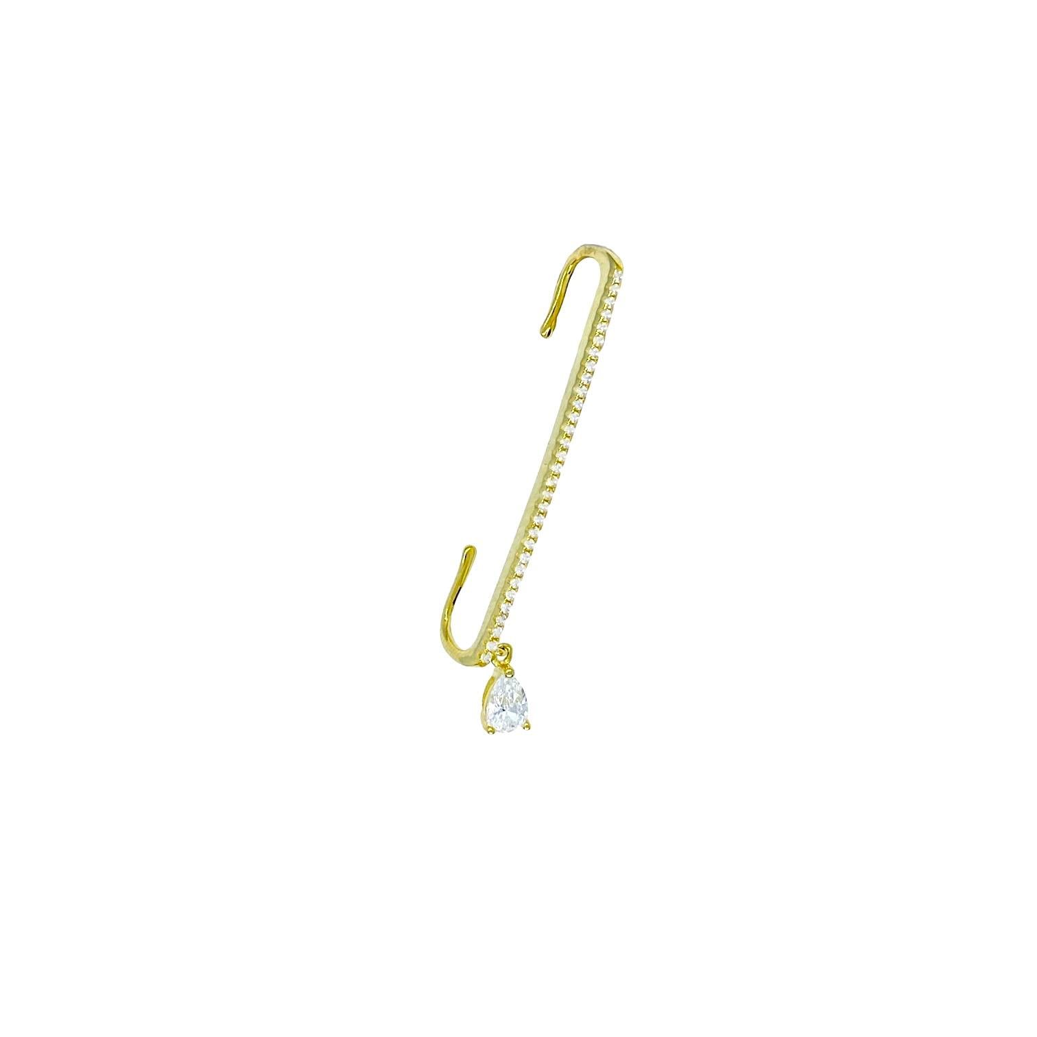 Paizİthal Gold Ataç Küpe 