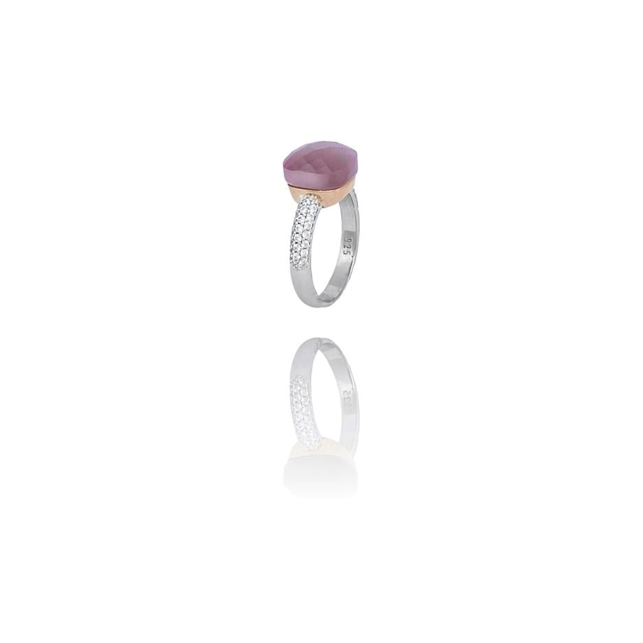 Paizİthal Pembe Taşlı Yüzük