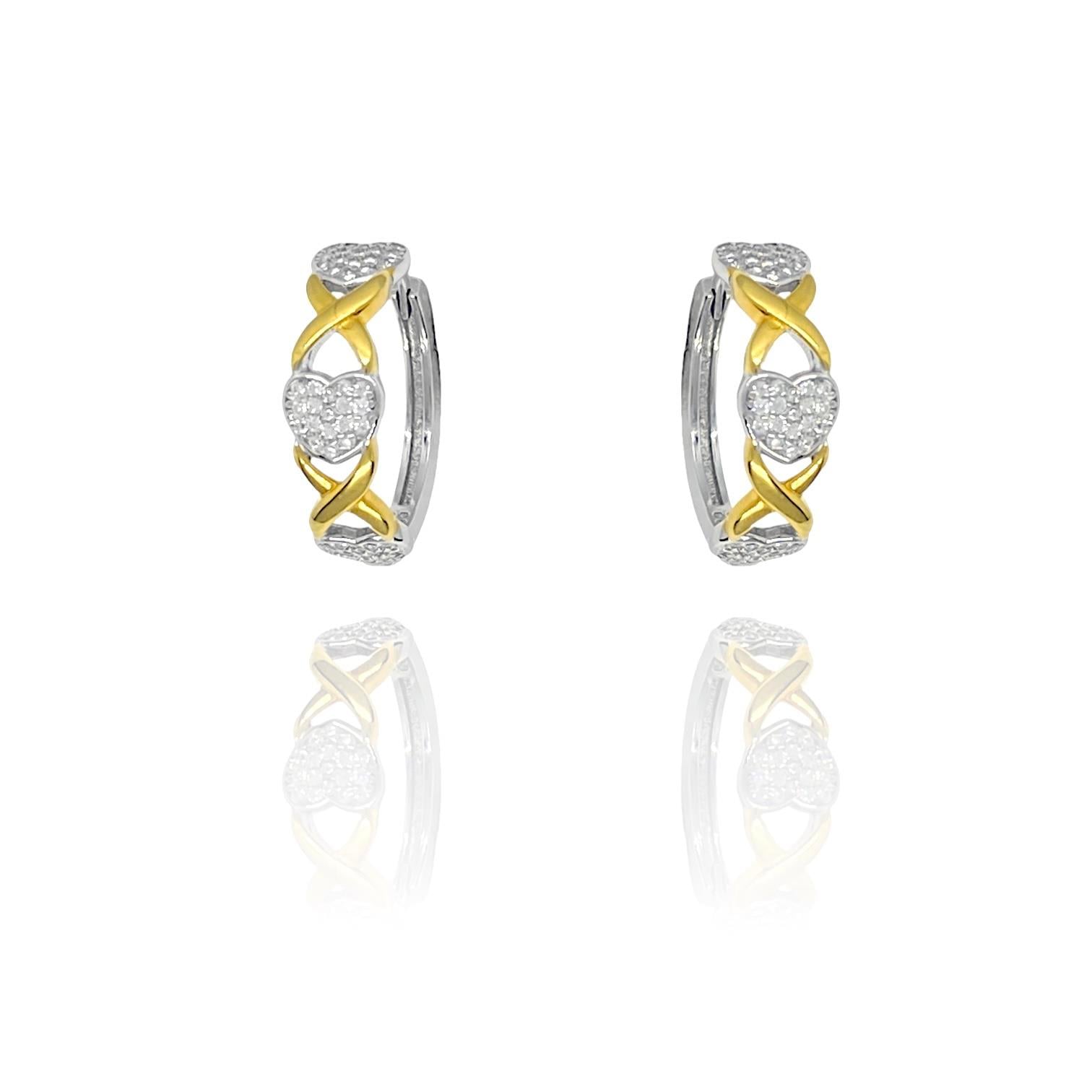 PaizKalp Taşlı Halka Küpe 