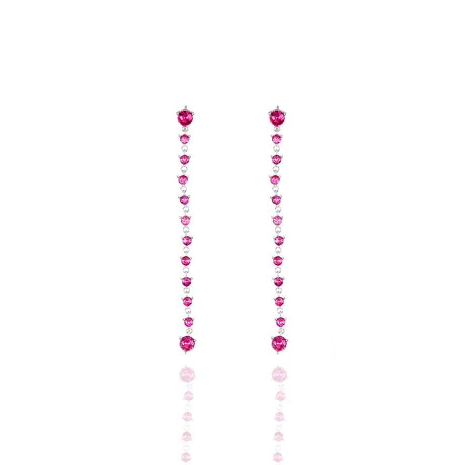PaizPembe Sıra Taşlı Küpe 