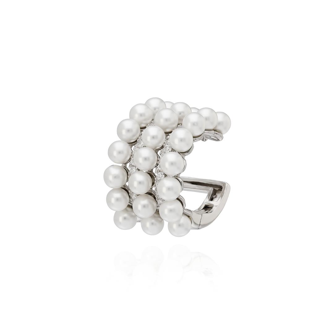 PaizSilver İncili Ear Cuff