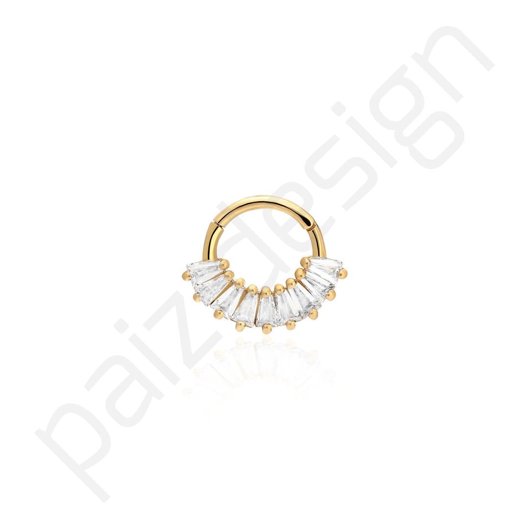 Paiz14 K Altın Halka Piecing
