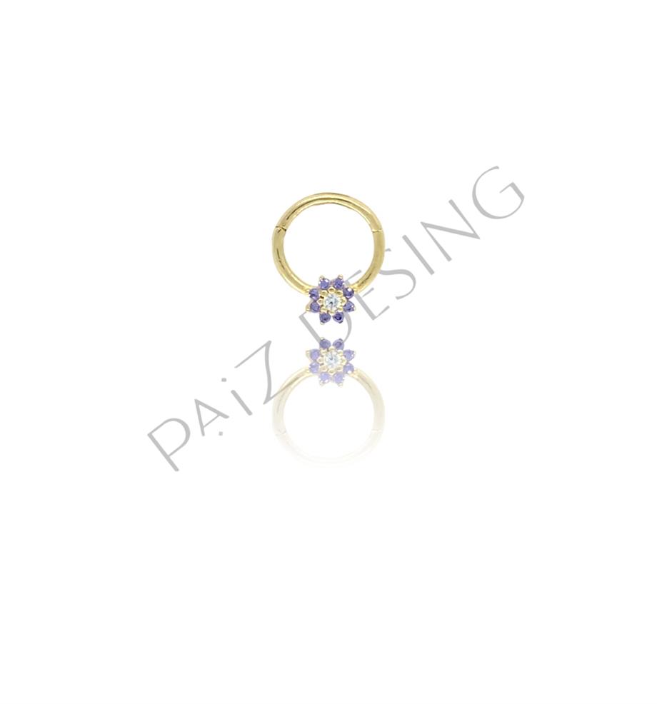 Paiz14 K Altın Halka Piercing