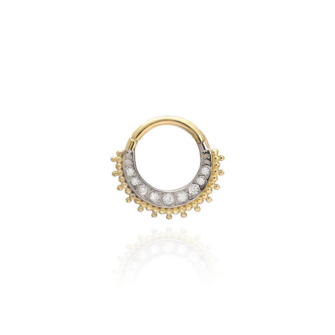Paiz14 K Altın Halka Piercing