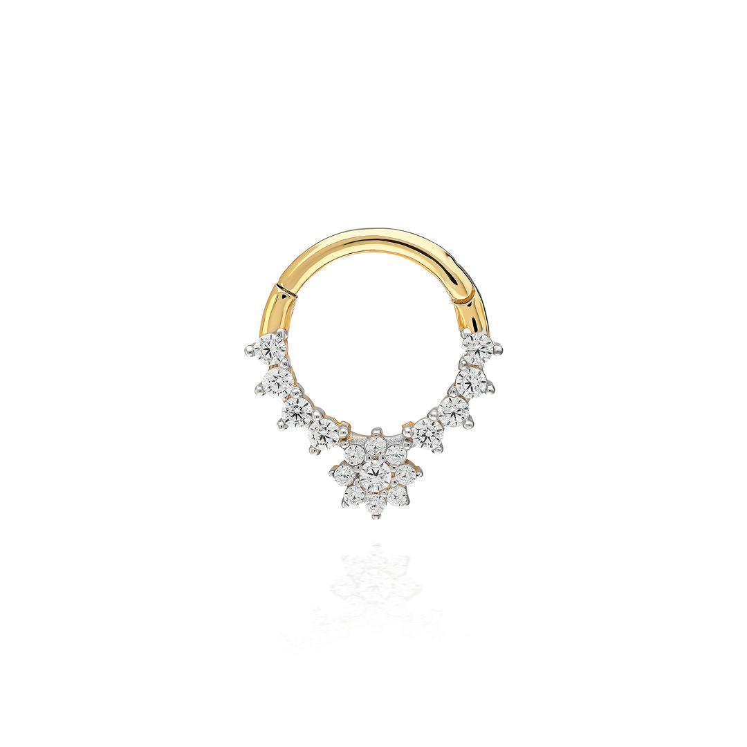 Paiz14 K Altın Halka Piercing