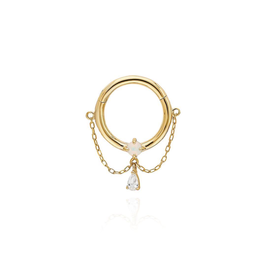 Paiz14 K Altın Halka Piercing