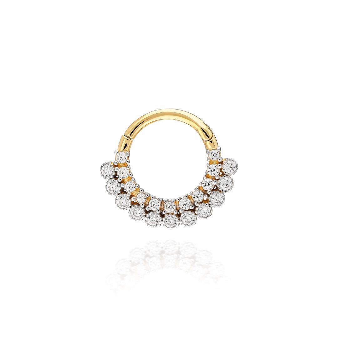 Paiz14 K Altın Halka Piercing