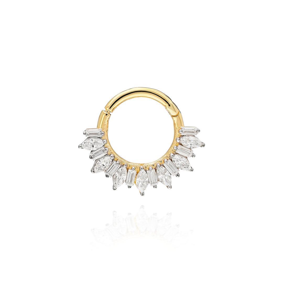 Paiz14 K Altın Halka Piercing