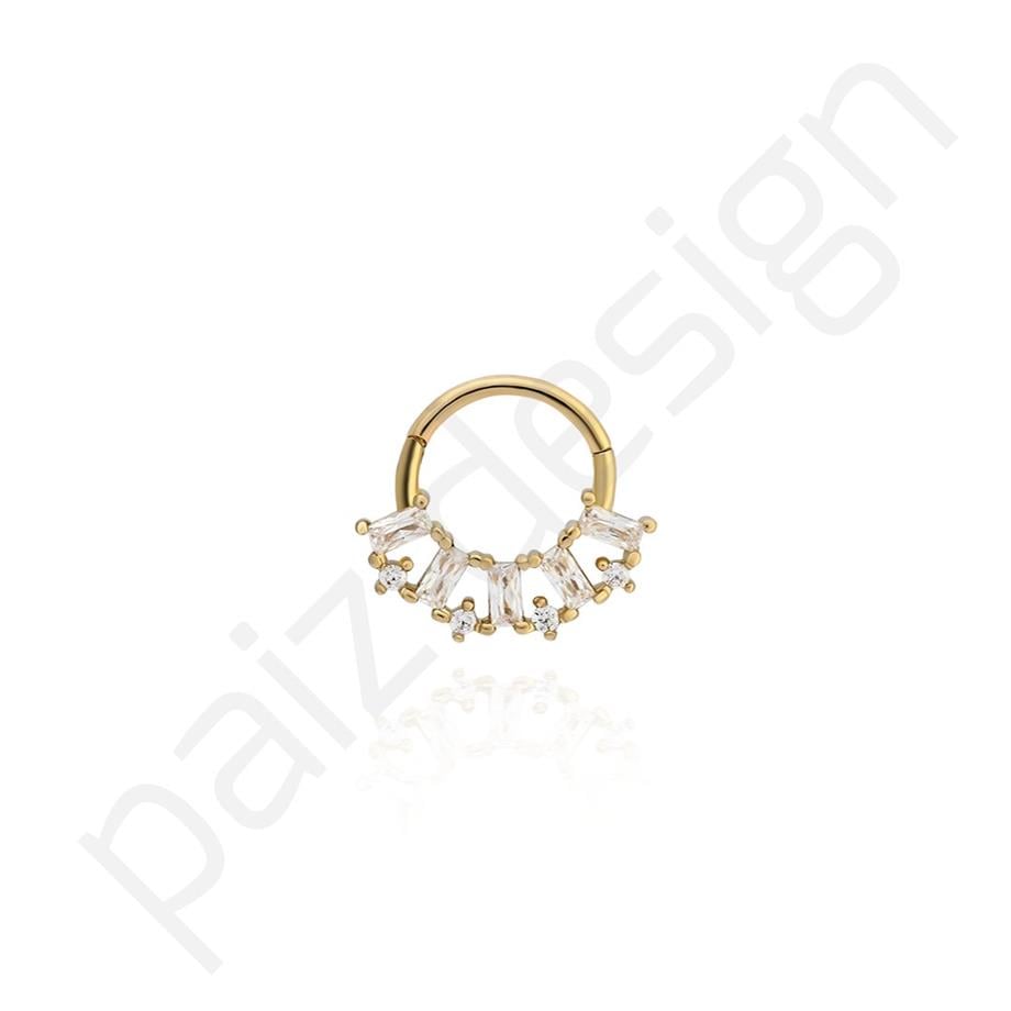 Paiz14 K Altın Halka Piercing