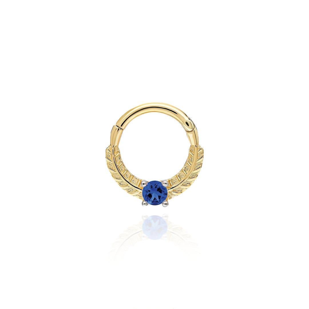 Paiz14 K Altın Halka Piercing