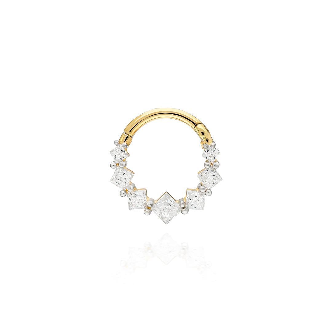 Paiz14 K Altın Halka Piercing
