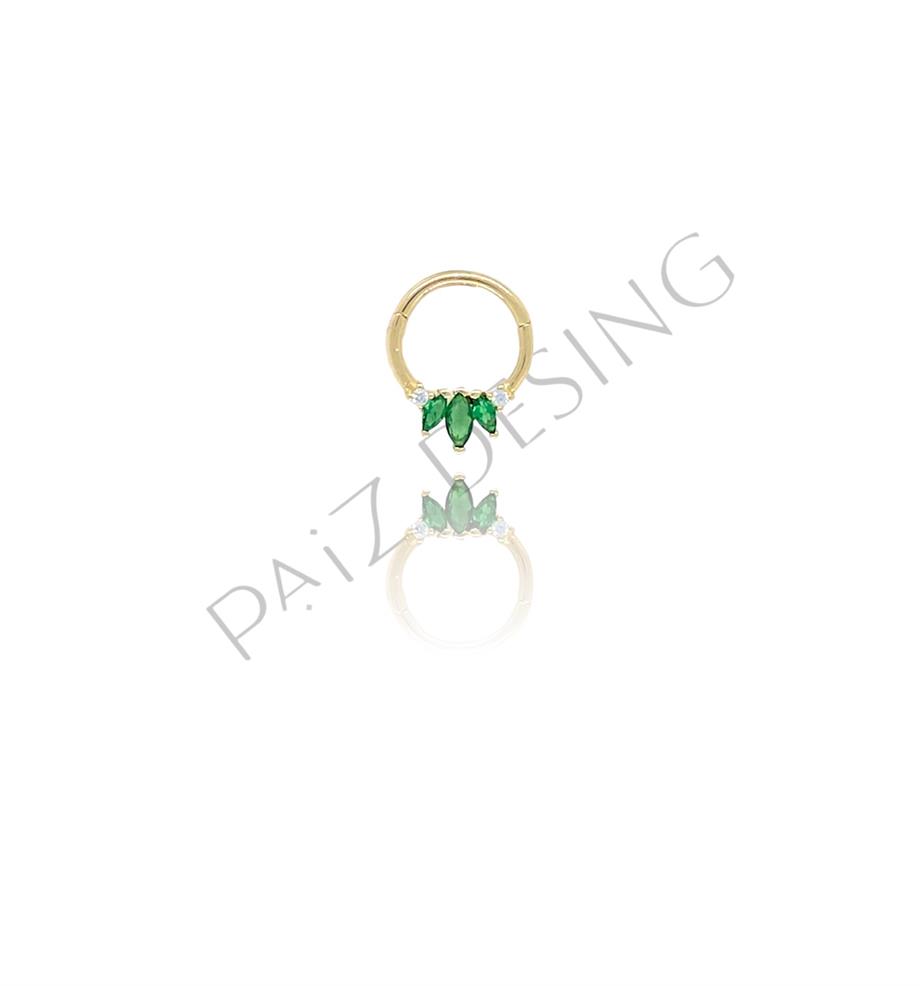 Paiz14 K Altın Halka Piercing