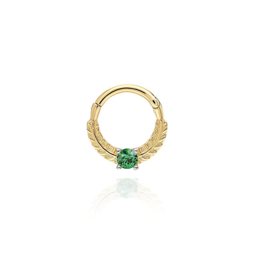 Paiz14 K Altın Halka Piercing