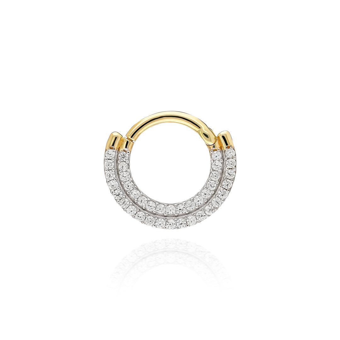 Paiz14 K Altın Halka  Piercing
