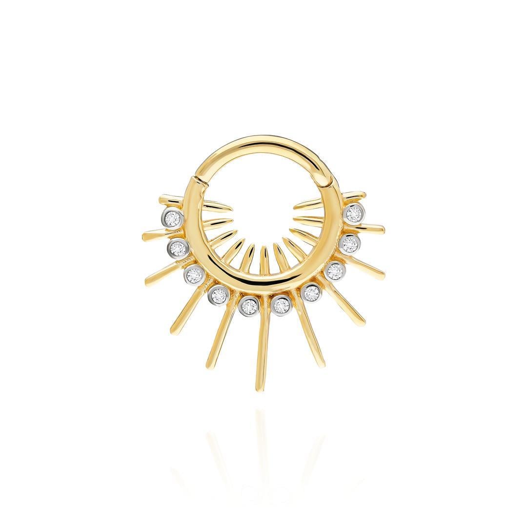 Paiz14 K Altın Halka Piercing