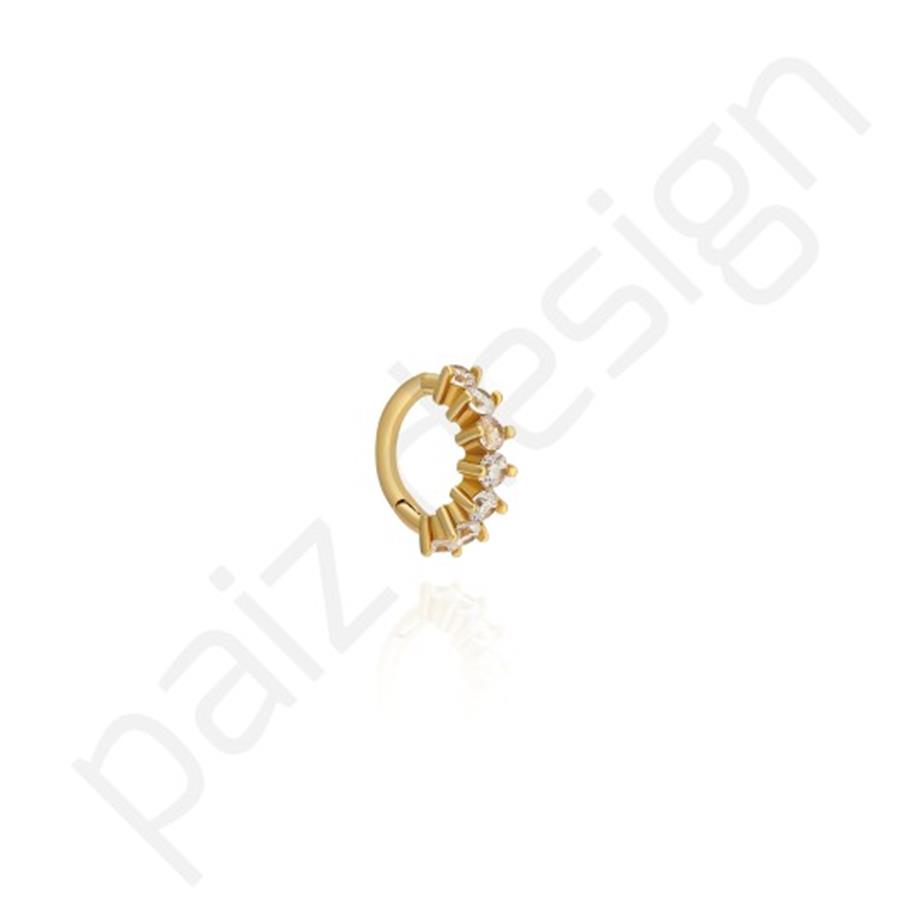 Paiz14 K Altın Halka Piercing