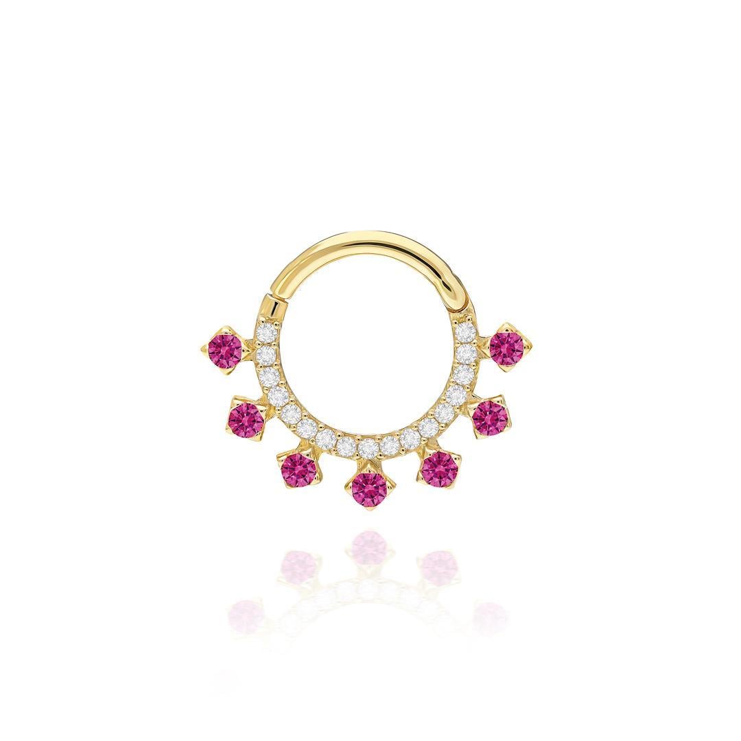 Paiz14 K Altın Halka Piercing