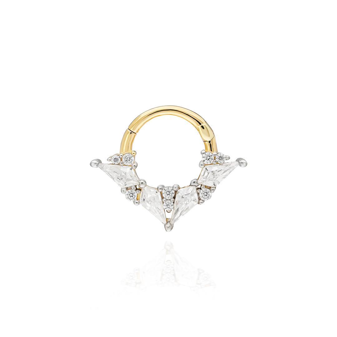 Paiz14 K Altın Halka Piercing